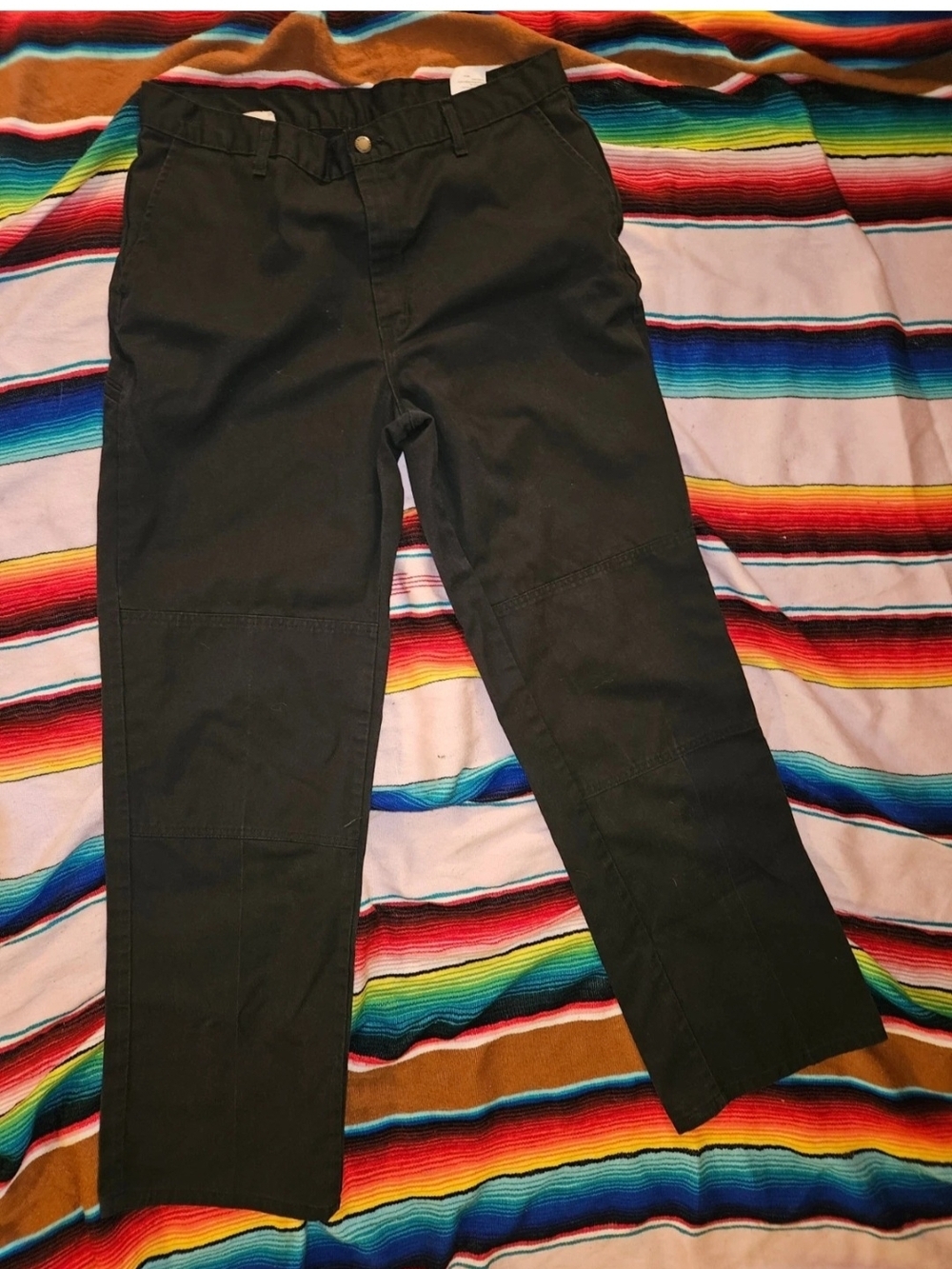 Dickies Black Men's Straight-Leg Casual Pants 36 X 34 Pants 65% Polyester 35% Co